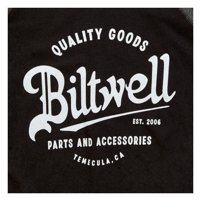 Biltwell Script baseball female shirt T-SHIRTS Biltwell