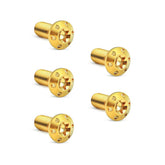 Arlen Ness Titanium Rotor Bolts Kits, Gold - 3/8"-16 x 1" (Rear) Brake Rotor Bolt Kits Arlen Ness