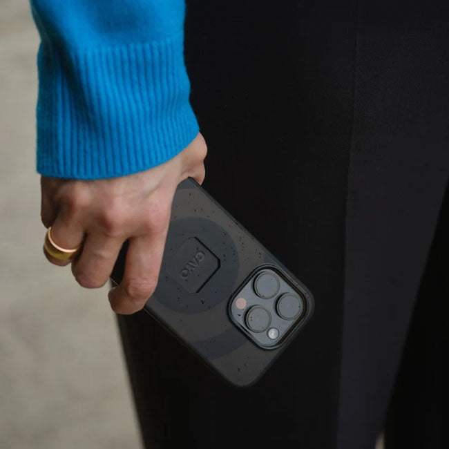 Cayo, phone.dokk. iPhone 15 Pro. Smoky black DEVICE HOLDERS(PHONE/GSM) Cayo