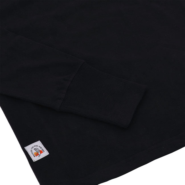 Roeg Ricky Skull Jersey Black Sweatshirts Roeg