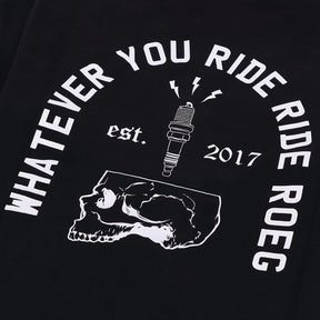 Roeg Ricky Skull Jersey Black Sweatshirts Roeg