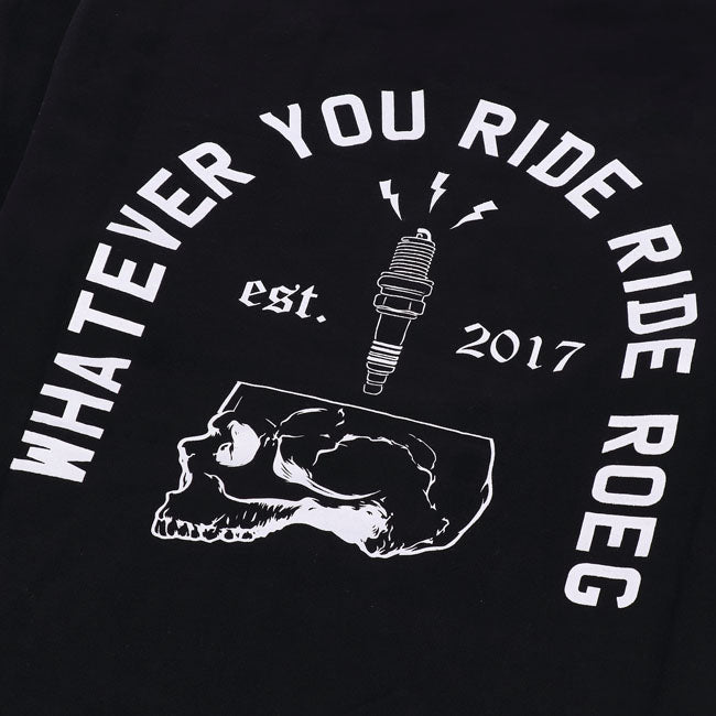 Roeg Ricky Skull Jersey Black Sweatshirts Roeg