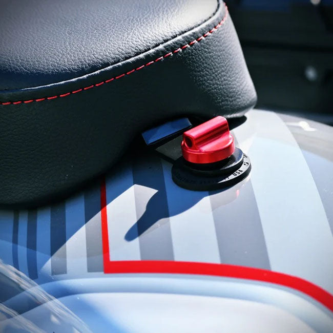 Bare Knuckle Performance, seat screw. 1/4-20. Red SEATS MISC Bare Knuckle Performance
