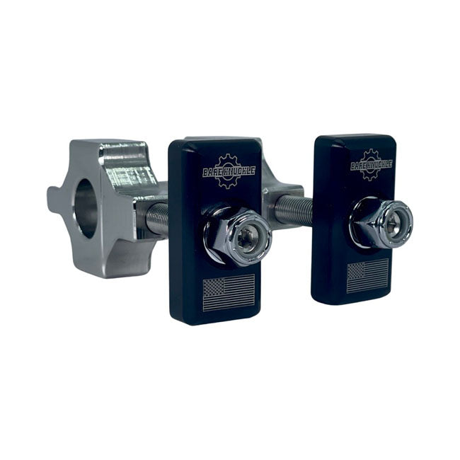 Bare Knuckle Performance, axle adjuster kit. USA flag WHEEL AXLES ADJUSTERS Bare Knuckle Performance