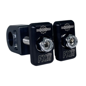 Bare Knuckle Performance, axle adjuster kit. FXR logo WHEEL AXLES ADJUSTERS Bare Knuckle Performance