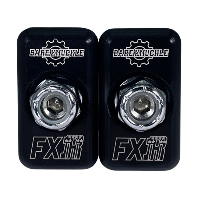 Bare Knuckle Performance, axle adjuster kit. FXR logo WHEEL AXLES ADJUSTERS Bare Knuckle Performance