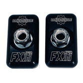 Bare Knuckle Performance, axle adjuster plate kit. FXR logo WHEEL AXLES ADJUSTERS Bare Knuckle Performance