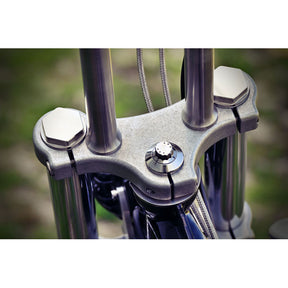 Bare Knuckle Performance, fork tube caps. 41mm fork tubes FORK TUBE CAPS Bare Knuckle Performance