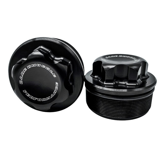 Bare Knuckle Performance, fork tube caps. 49mm fork tubes FORK TUBE CAPS Bare Knuckle Performance