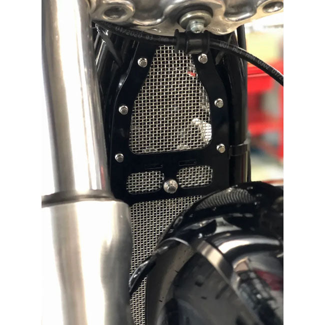 Bare Knuckle Performance, M8 Softail oil cooler cover guard OIL COOLERS MISC Bare Knuckle Performance