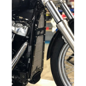 Bare Knuckle Performance, M8 Softail oil cooler cover guard OIL COOLERS MISC Bare Knuckle Performance
