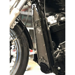 Bare Knuckle Performance, M8 Softail oil cooler cover guard OIL COOLERS MISC Bare Knuckle Performance