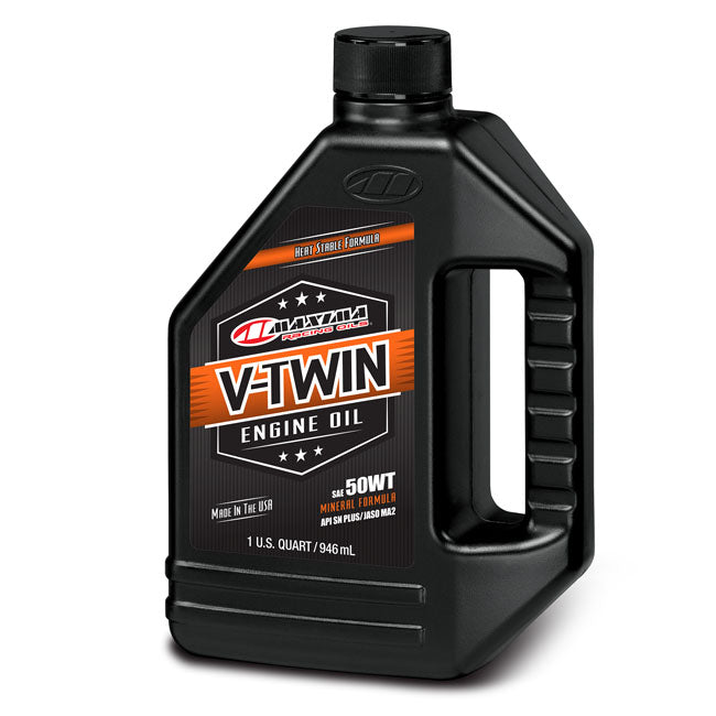 Maxima Racing Oils, V-Twin mineral 50W OILS Maxima Racing Oils