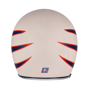 13 1/2 Skull bucket helmet Superior vintage white HELMETS 13 And A Half Company