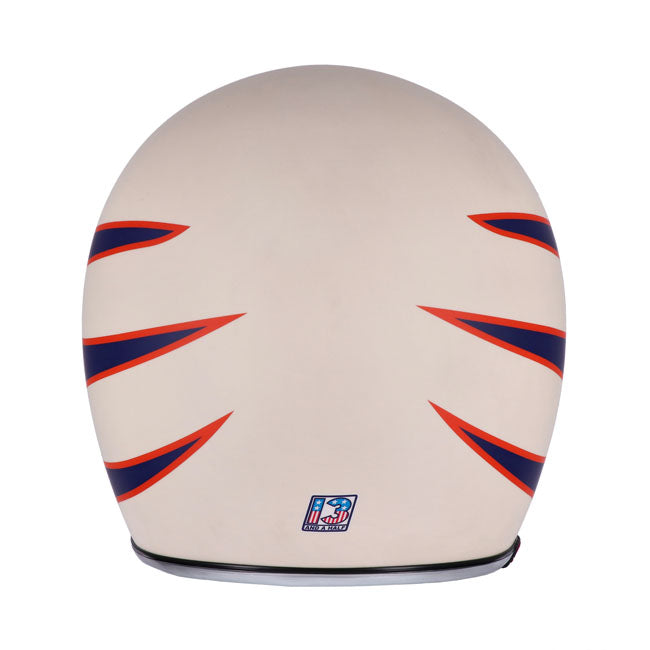 13 1/2 Skull bucket helmet Superior vintage white HELMETS 13 And A Half Company