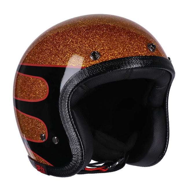 13 1/2 Skull bucket helmet Superior metal flake HELMETS 13 And A Half Company