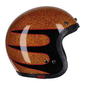 13 1/2 Skull bucket helmet Superior metal flake HELMETS 13 And A Half Company