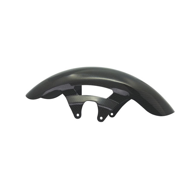 Arlen Ness 19" Carbon Fiber Cafe Front Fender - 14-23 Touring Fender Front Arlen Ness