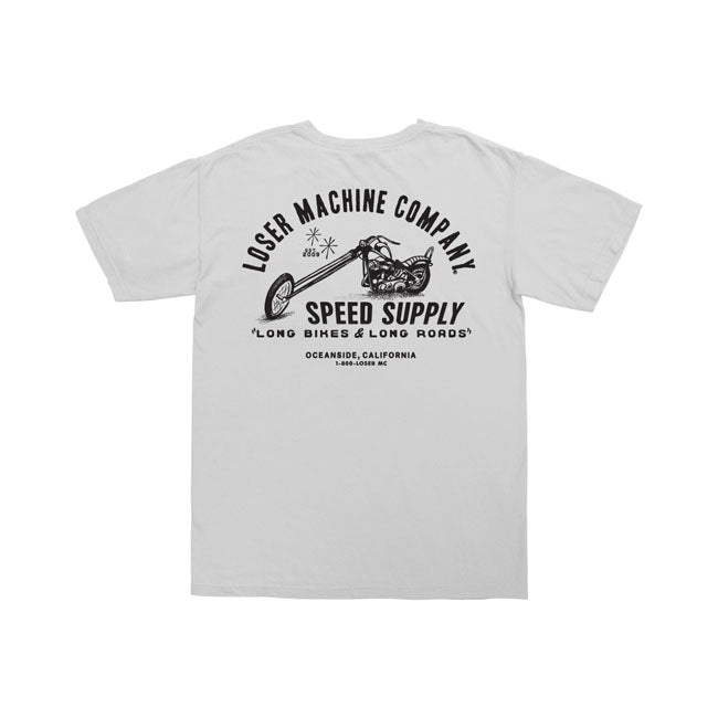 Loser Machine Long Roads T Shirt White Loser Machine Company