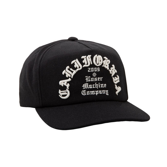 Loser Machine Fanatic Snapback Cap Black Caps Loser Machine Company