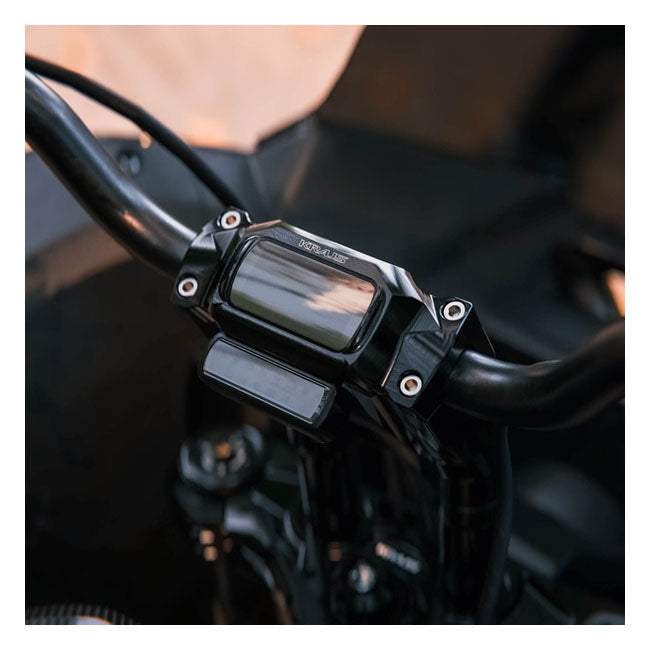 Kraus, Core Riser Top Plate. 1". Black anodized HANDLEBAR TOP CLAMPS Kraus