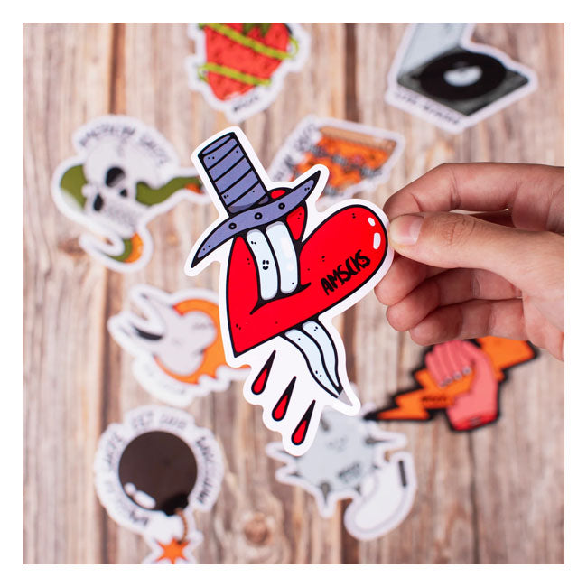 American Socks Wrecked Sticker pack STICKERS American Socks