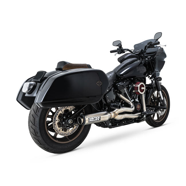 Vance & Hines Supersport 2:1 Exhaust, Brushed - 18+ Softail Full Exhaust System Vance & Hines