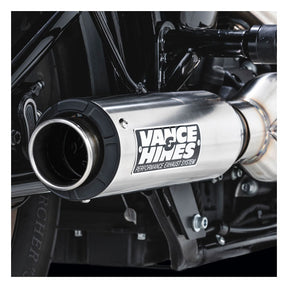 Vance & Hines Supersport 2:1 Exhaust, Brushed - 18+ Softail Full Exhaust System Vance & Hines