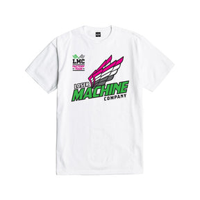 Loser Machine Four Stroke T Shirt White Loser Machine Company