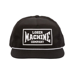 Loser Machine Too Hard Hat Cap Black Caps Loser Machine Company