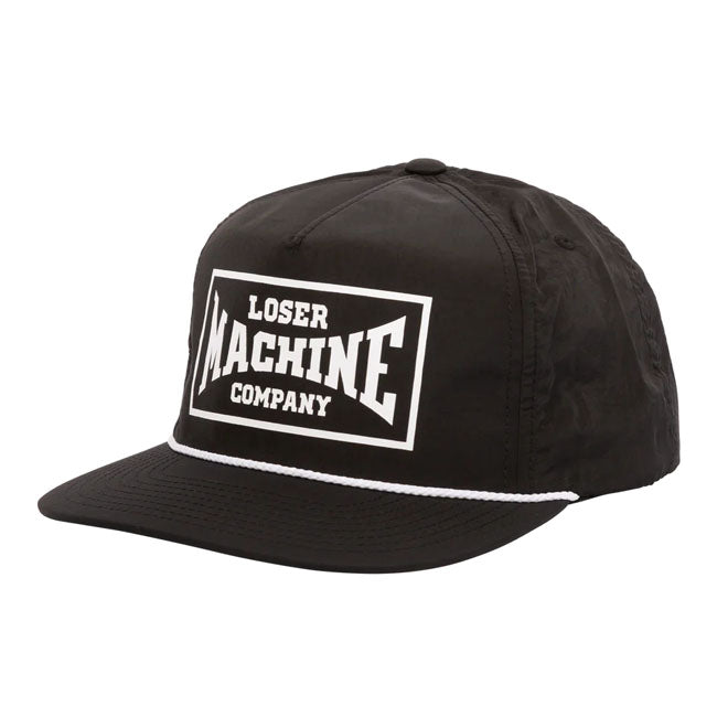 Loser Machine Too Hard Hat Cap Black Caps Loser Machine Company