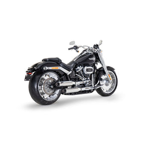 Zard Overlapped Slip On Muffler Hd Breakout Fat Boy M8 Polished E4/E5 Exhaust Slip-Ons And Mufflers Zard