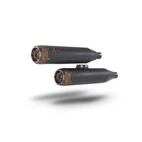 Zard, Slip-Ons Overlapped. Black / Bronze EXHAUST SLIP-ONS AND MUFFLERS Zard
