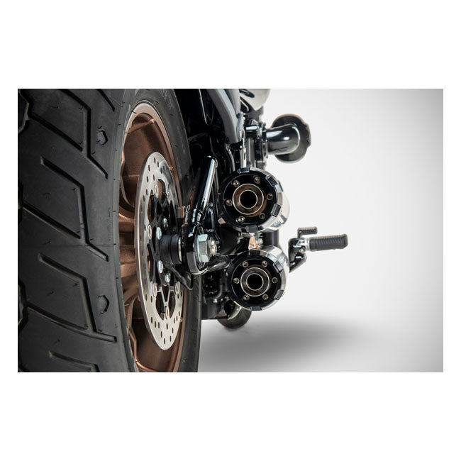 Zard Overlapped Slip On Muffler Hd Softail M8 Ss E4/E5 Exhaust Slip-Ons And Mufflers Zard