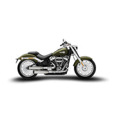 Zard, ''Overlapped'' 2-2 slip-on mufflers. Plain EXHAUST SLIP-ONS AND MUFFLERS Zard