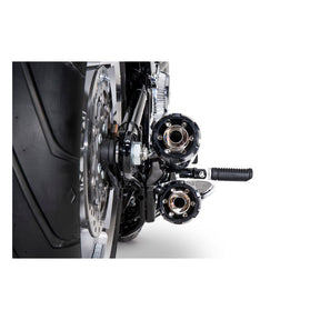 Zard, ''Overlapped'' 2-2 slip-on mufflers. Plain EXHAUST SLIP-ONS AND MUFFLERS Zard