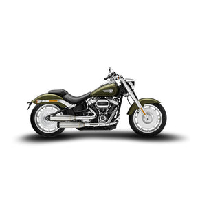 Zard, ''Overlapped'' 2-2 slip-on mufflers. Plain EXHAUST SLIP-ONS AND MUFFLERS Zard