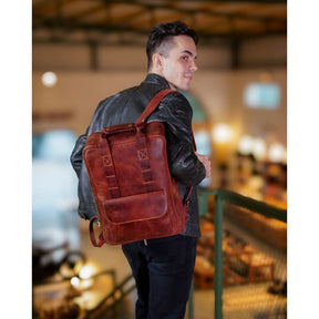 Tripmachine Eastwood Backpack Cherry Red Touring Luggage Tripmachine