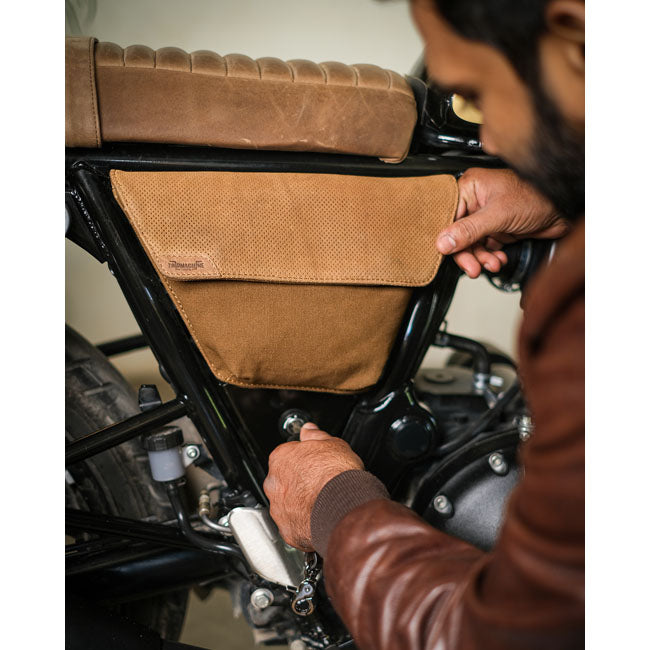 Trip Machine, Renegade Right Side Panel. Brown/Tobacco Touring Luggage Tripmachine