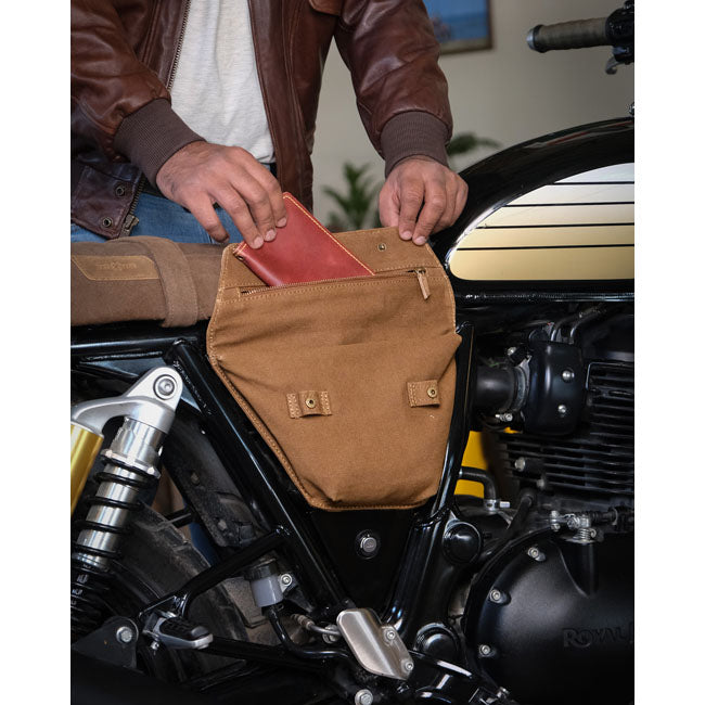 Trip Machine, Renegade Right Side Panel. Brown/Tobacco Touring Luggage Tripmachine