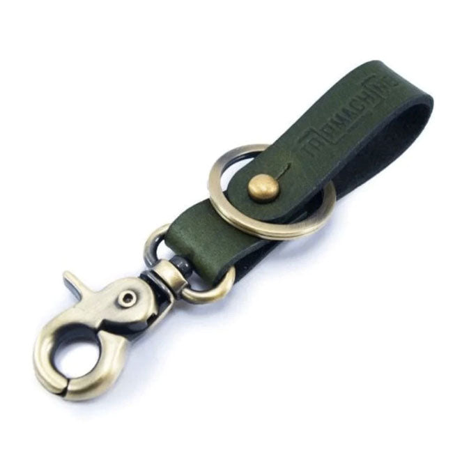 Tripmachine Key Fob Army Green/Antique Gold Keychains Tripmachine