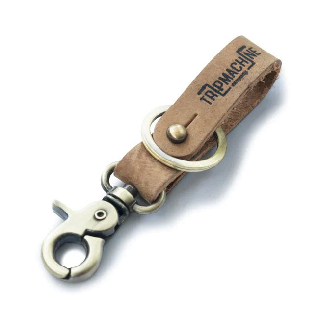 Tripmachine Key Fob Raw Antique Gold Keychains Tripmachine