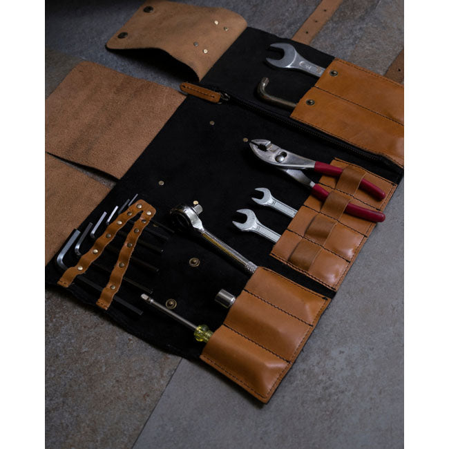 Tripmachine Tool Roll Black/Vintage Tan Toolrolls Tripmachine