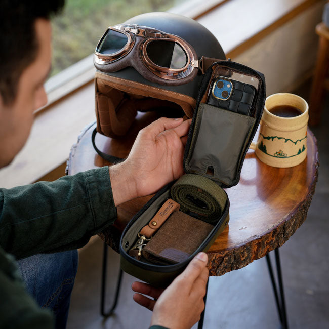 Trip Machine Navigator Case Green/Brown Device Holders(Phone/Gsm) Tripmachine