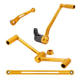 Arlen Ness Speedliner Foot Control Kit, Gold - Touring Shifter Rods And Parts Arlen Ness