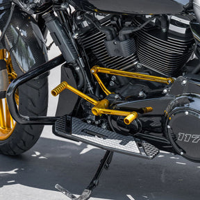Arlen Ness Speedliner Foot Control Kit, Gold - Touring Shifter Rods And Parts Arlen Ness