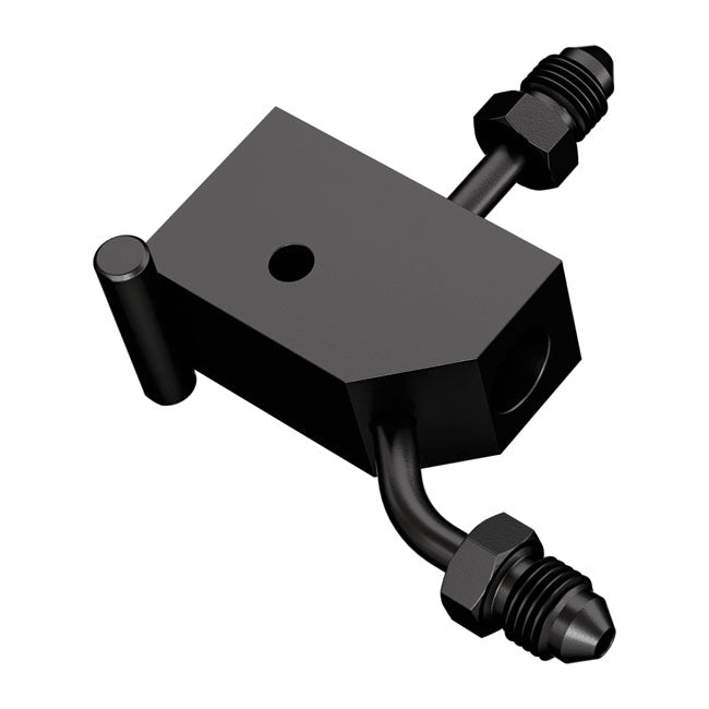 Goodridge, steel brake tee. Black plated carbon steel BRAKE TEES Goodridge