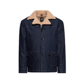 King Kerosin Jeans Jacket Dark Blue Wash Jackets Male King Kerosin