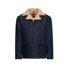 King Kerosin Jeans Jacket Dark Blue Wash Jackets Male King Kerosin