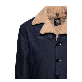 King Kerosin Jeans Jacket Dark Blue Wash Jackets Male King Kerosin